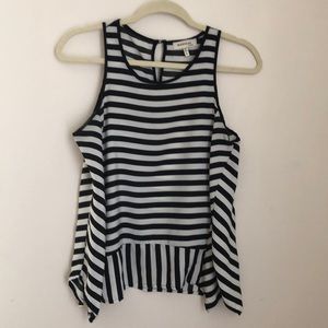 Black and white tank top